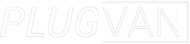 Logo de PlugVan sans bordure et blanc